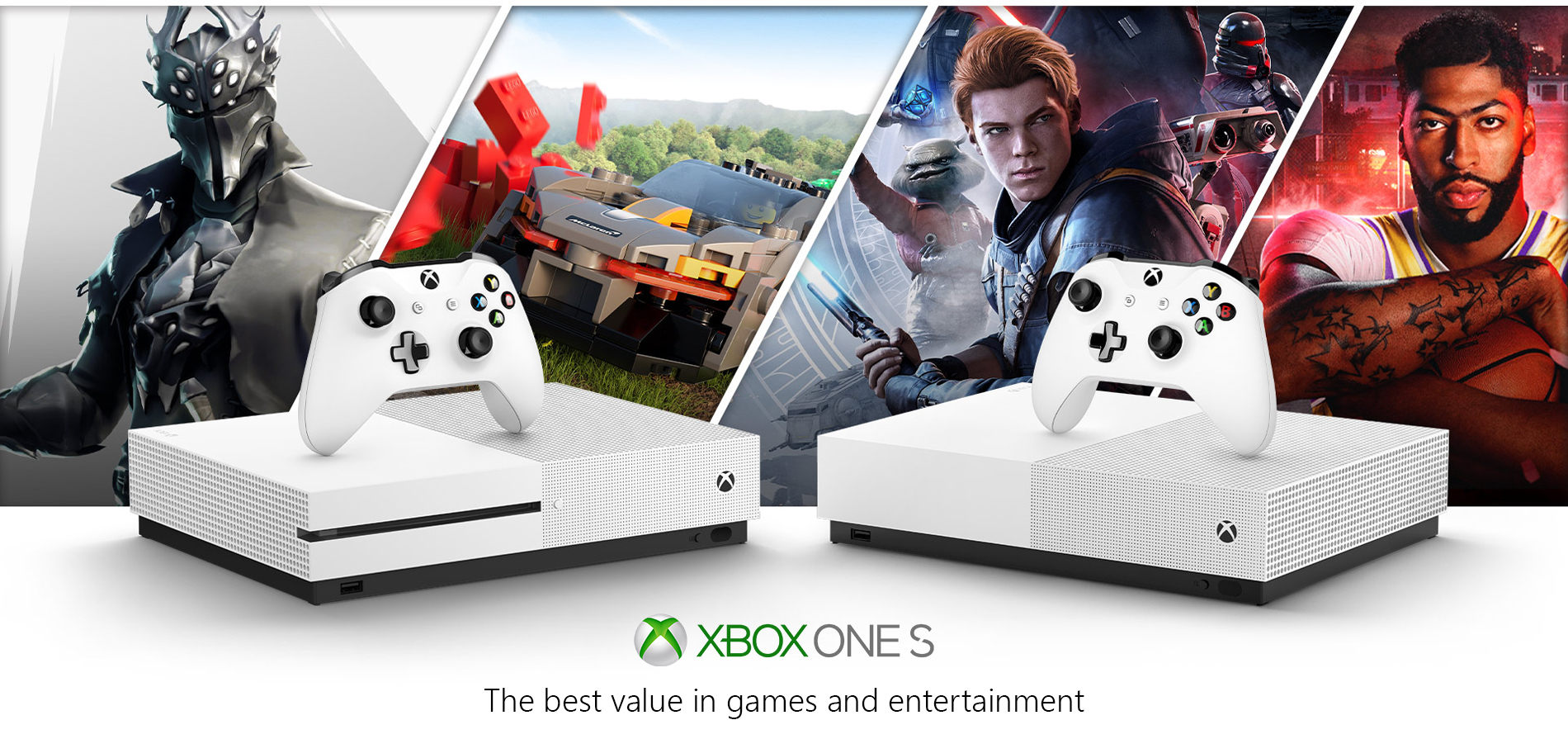 microsoft xbox one s gaming consoles